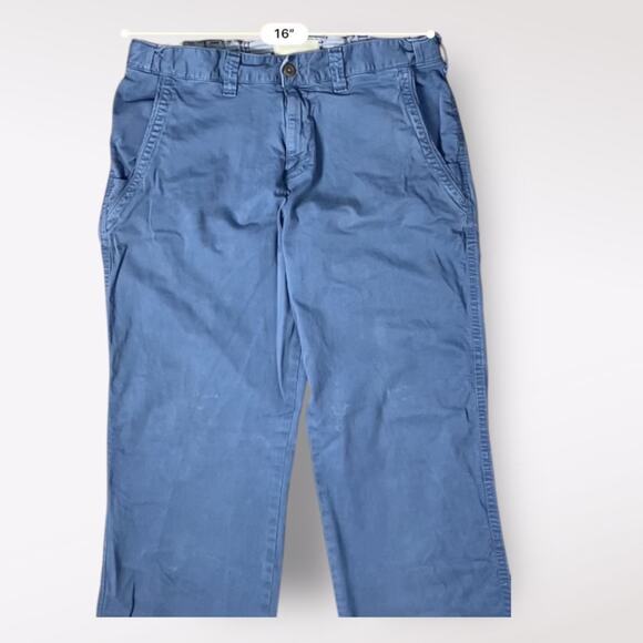The Territory Ahead Mission Comfort Flat Front‎ Chino Pants Mens Size 32/30 Blue - Picture 3 of 11